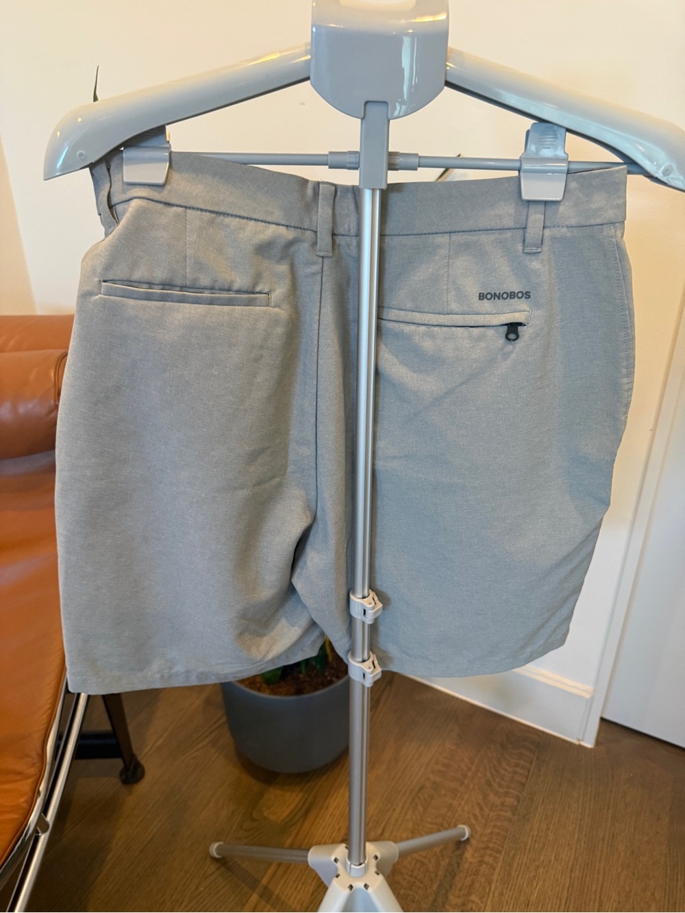 Bonobos Light Gray Hybrid Stretch Shorts